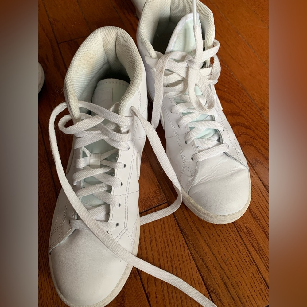 Nike White High-Top Sneakers